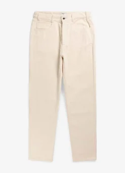 Percival Straight Leg Trousers^5 Pocket Straight Leg Trousers Ecru