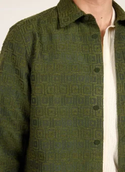 Percival Long Sleeve Shirts|Overshirts & Workshirts^Antique Moquette Shirt Forest