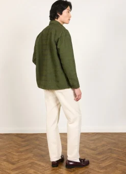 Percival Long Sleeve Shirts|Overshirts & Workshirts^Antique Moquette Shirt Forest