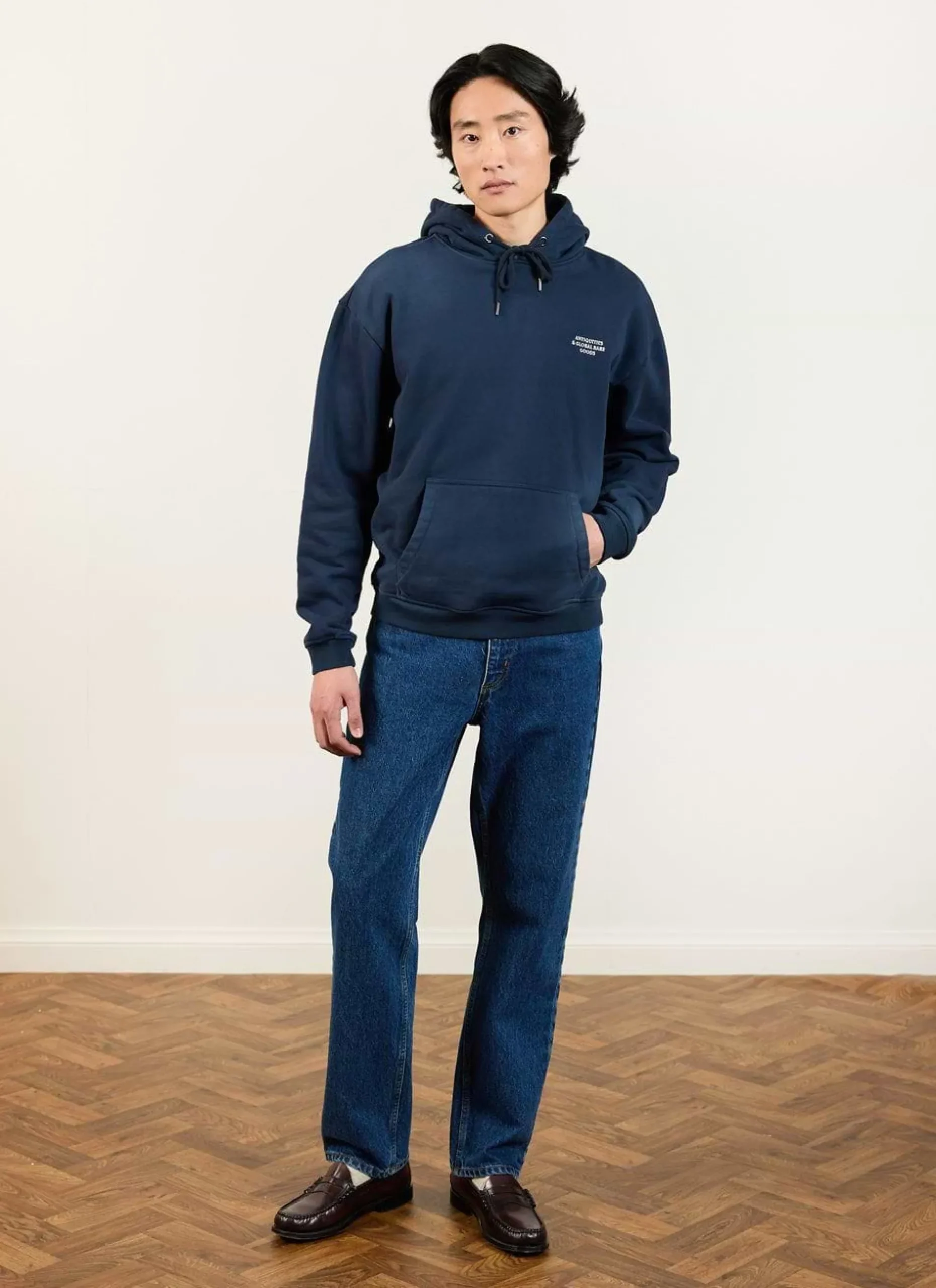 Percival Hoodies^Antiquities Importer Hoodie Navy