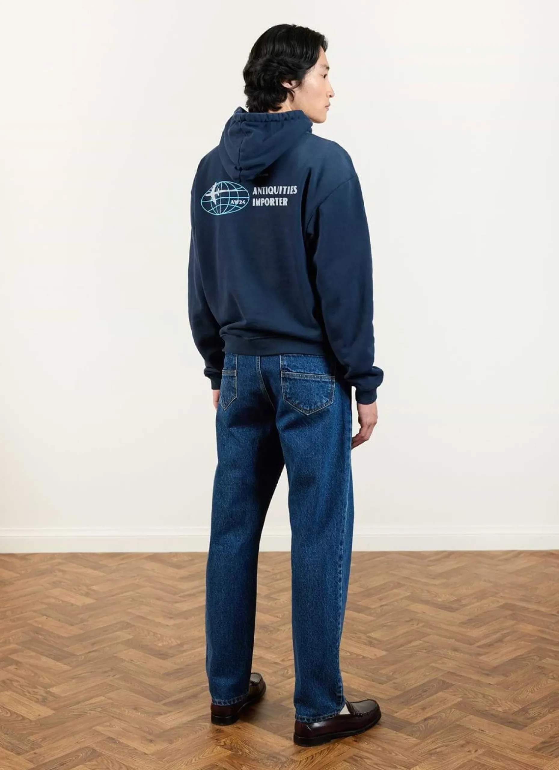 Percival Hoodies^Antiquities Importer Hoodie Navy