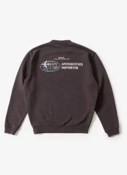 Percival Jumpers & Sweaters^Antiquities Importer Sweatshirt Washed Black