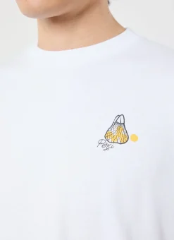 Percival Long Sleeve T-Shirts|White T-Shirts^Arancia Long Sleeve T Shirt White