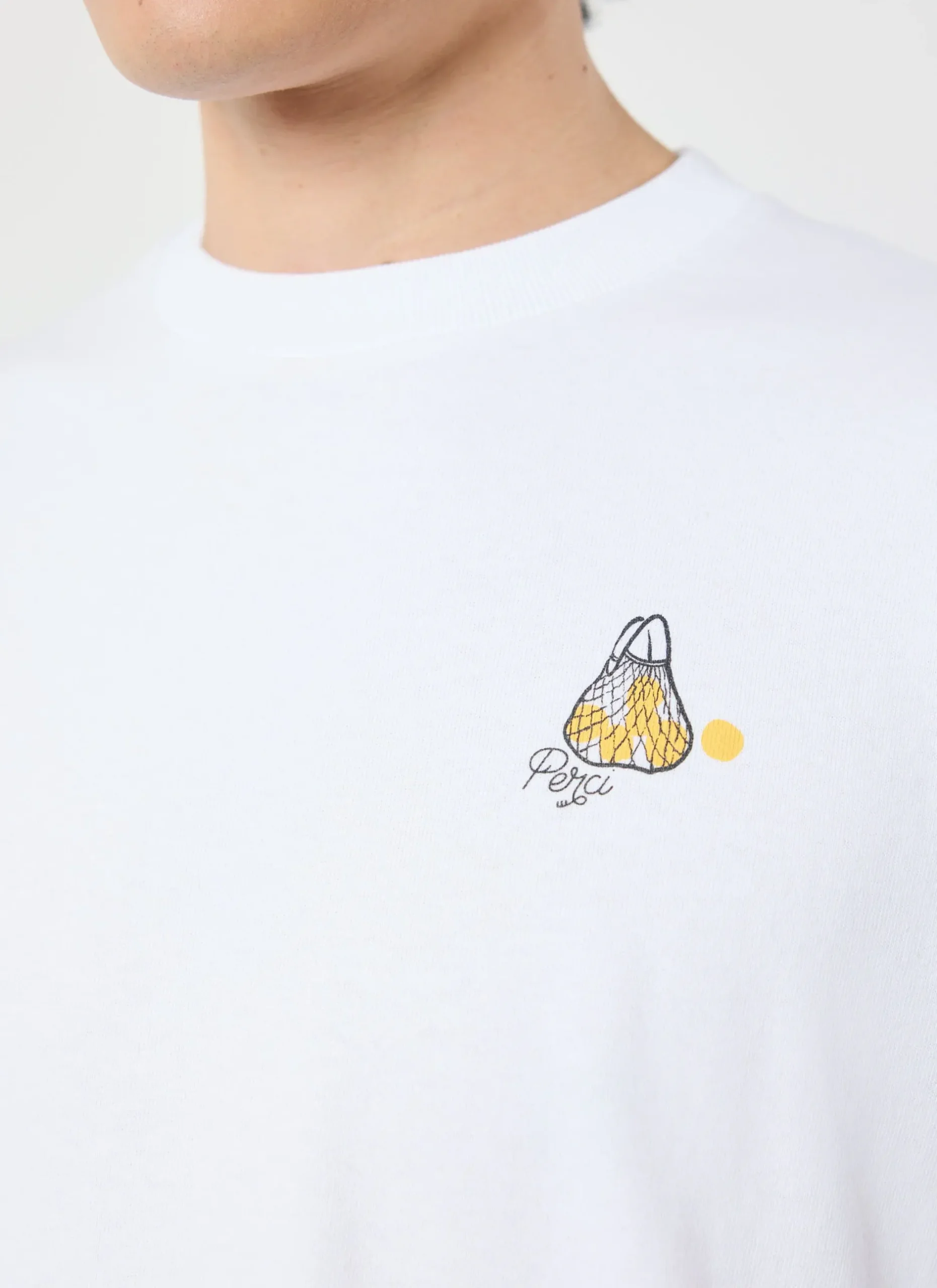 Percival Long Sleeve T-Shirts|White T-Shirts^Arancia Long Sleeve T Shirt White
