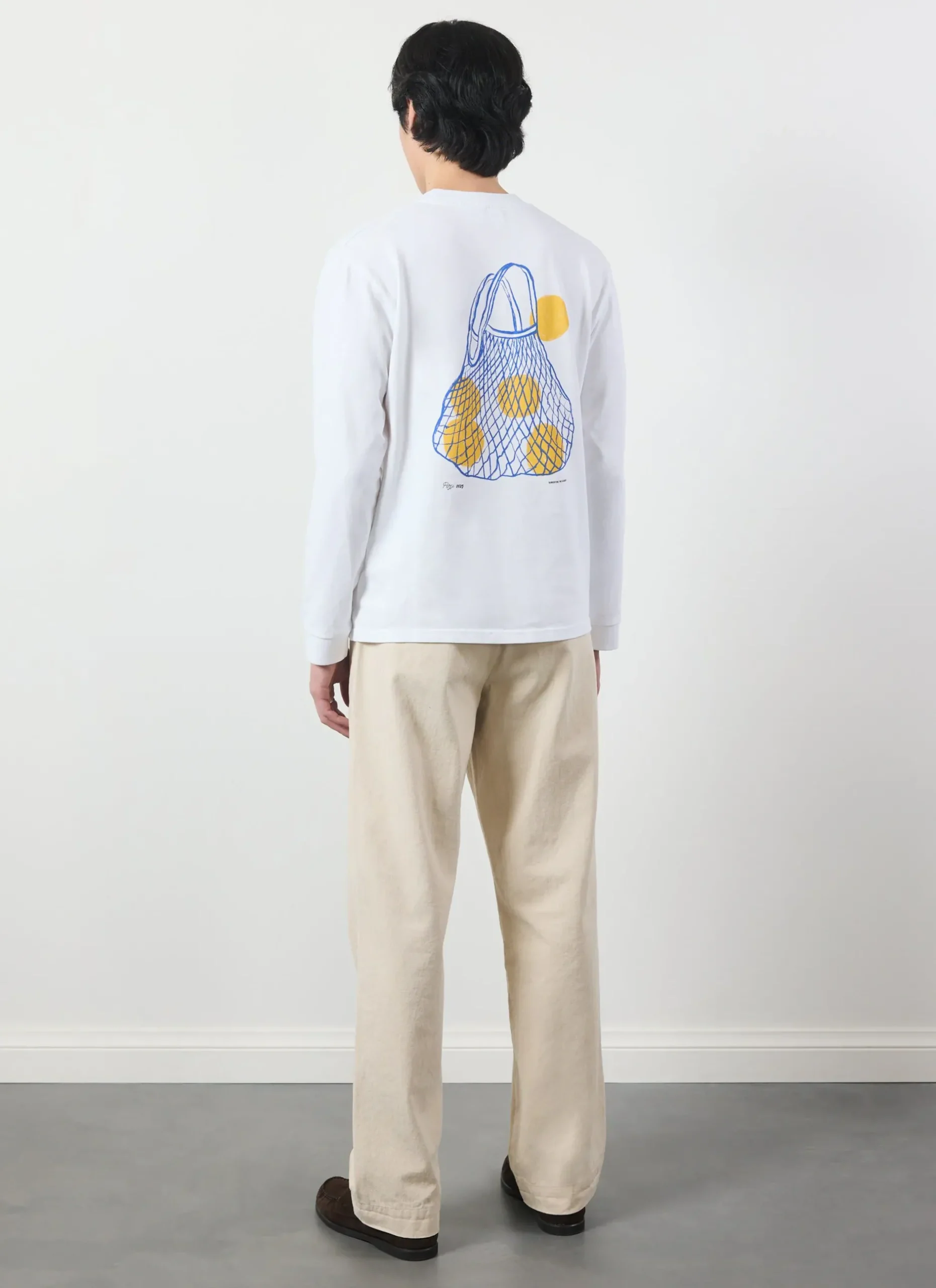 Percival Long Sleeve T-Shirts|White T-Shirts^Arancia Long Sleeve T Shirt White