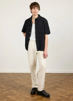 Percival Boxy Shirts^Artifact Boxy Clerk Shirt Black