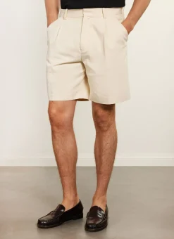 Percival Shorts^Auxiliary Tailored Shorts Ecru