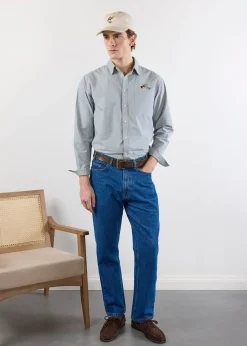 Percival Long Sleeve Shirts|Boxy Shirts^Bari Pearce Shirt Blue Stripe