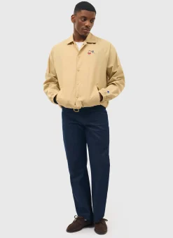 Percival Jackets^Bear Mascot Nylon Jacket Camel