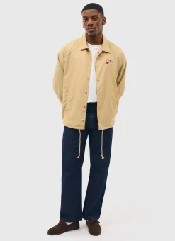 Percival Jackets^Bear Mascot Nylon Jacket Camel