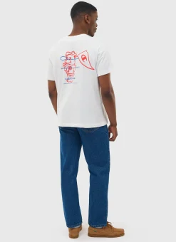 Percival White T-Shirts|Regular Fit T-Shirts^Bear Mascot Regular Fit T Shirt White