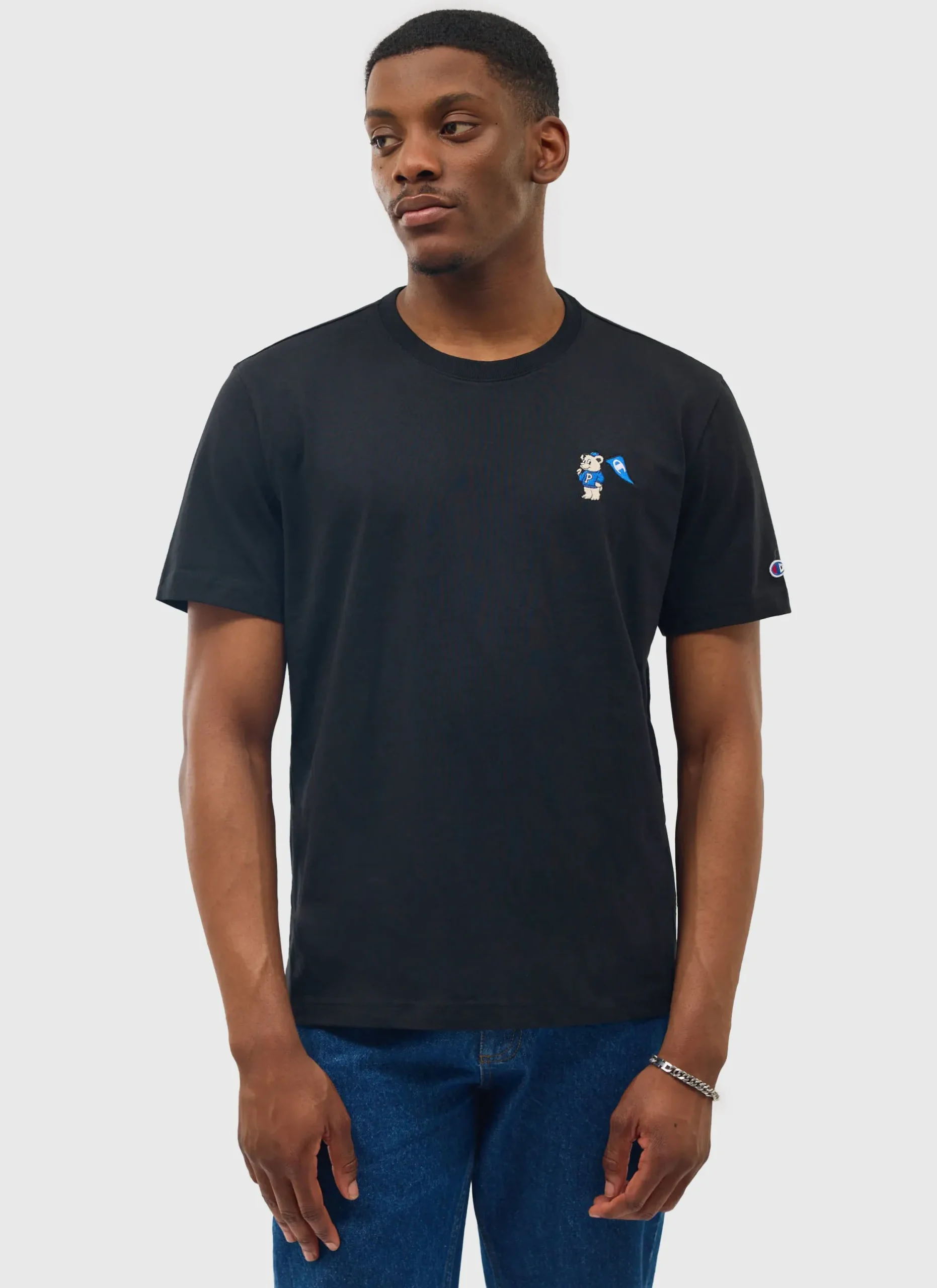 Percival Regular Fit T-Shirts^Bear Mascot Regular Fit T Shirt Black