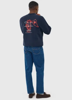 Percival Sweatshirts^Bear Mascot Sweatshirt Navy