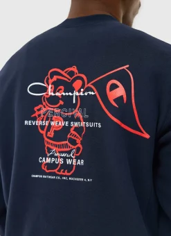 Percival Sweatshirts^Bear Mascot Sweatshirt Navy
