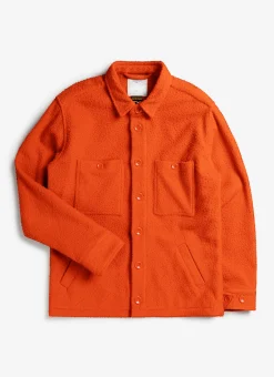 Percival Overshirts & Workshirts|Overshirts^Blanket Overshirt Orange