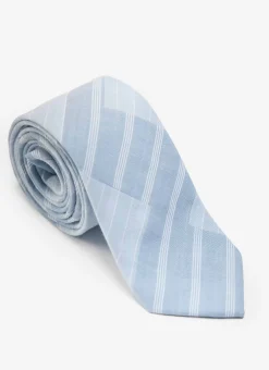 Percival Ties|Ties^Block Patch Tie Blue
