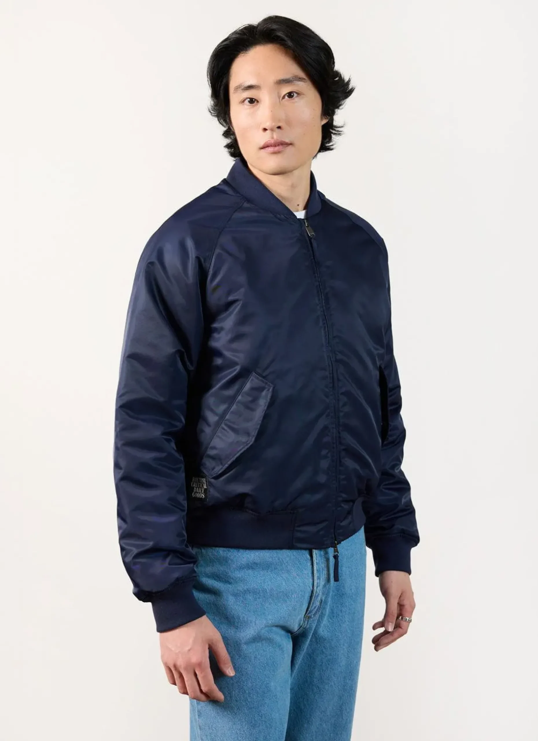 Percival Bomber Jackets|Jackets^Bomber Jacket Midnight with Olive