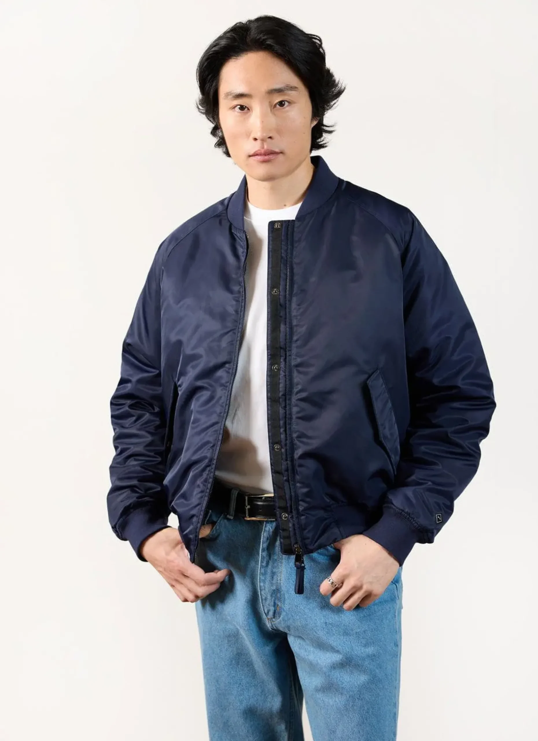 Percival Bomber Jackets|Jackets^Bomber Jacket Midnight with Olive