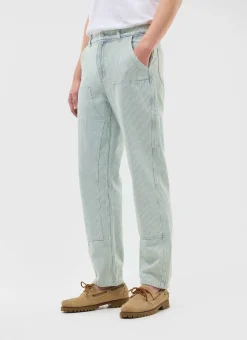 Percival Straight Leg Trousers|Jeans^Bormio Trousers Hickory Stripe