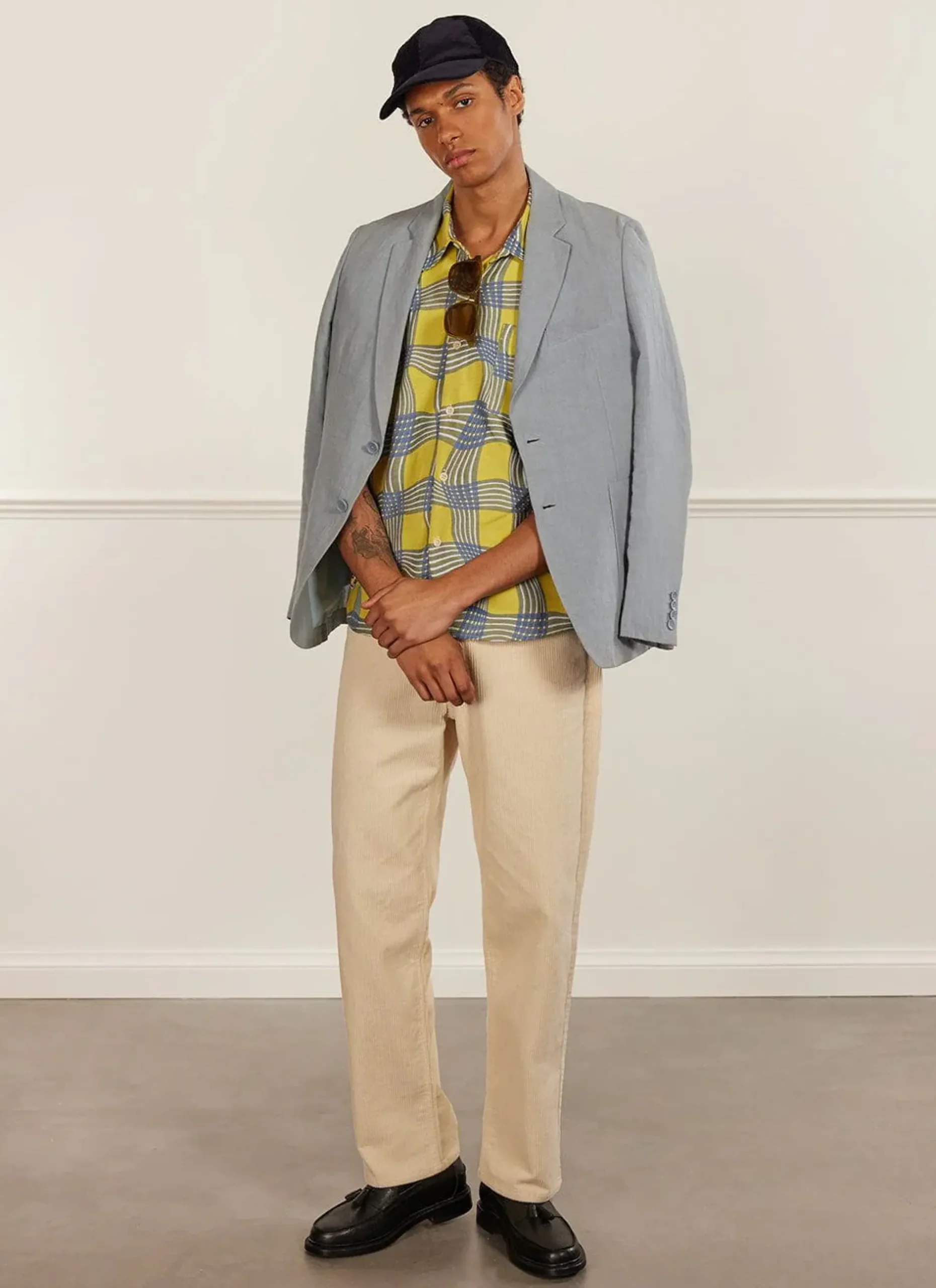Percival Boxy Shirts|Short Sleeve Shirts^Boxy Clerk Shirt Yellow