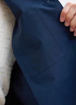 Percival Jackets|Overshirts & Workshirts^Boxy Cropped Pocket Overshirt Navy