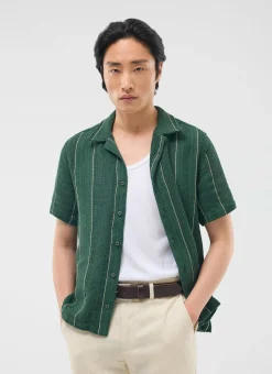 Percival Short Sleeve Shirts|Boxy Shirts^Calabria Cuban Shirt Forest