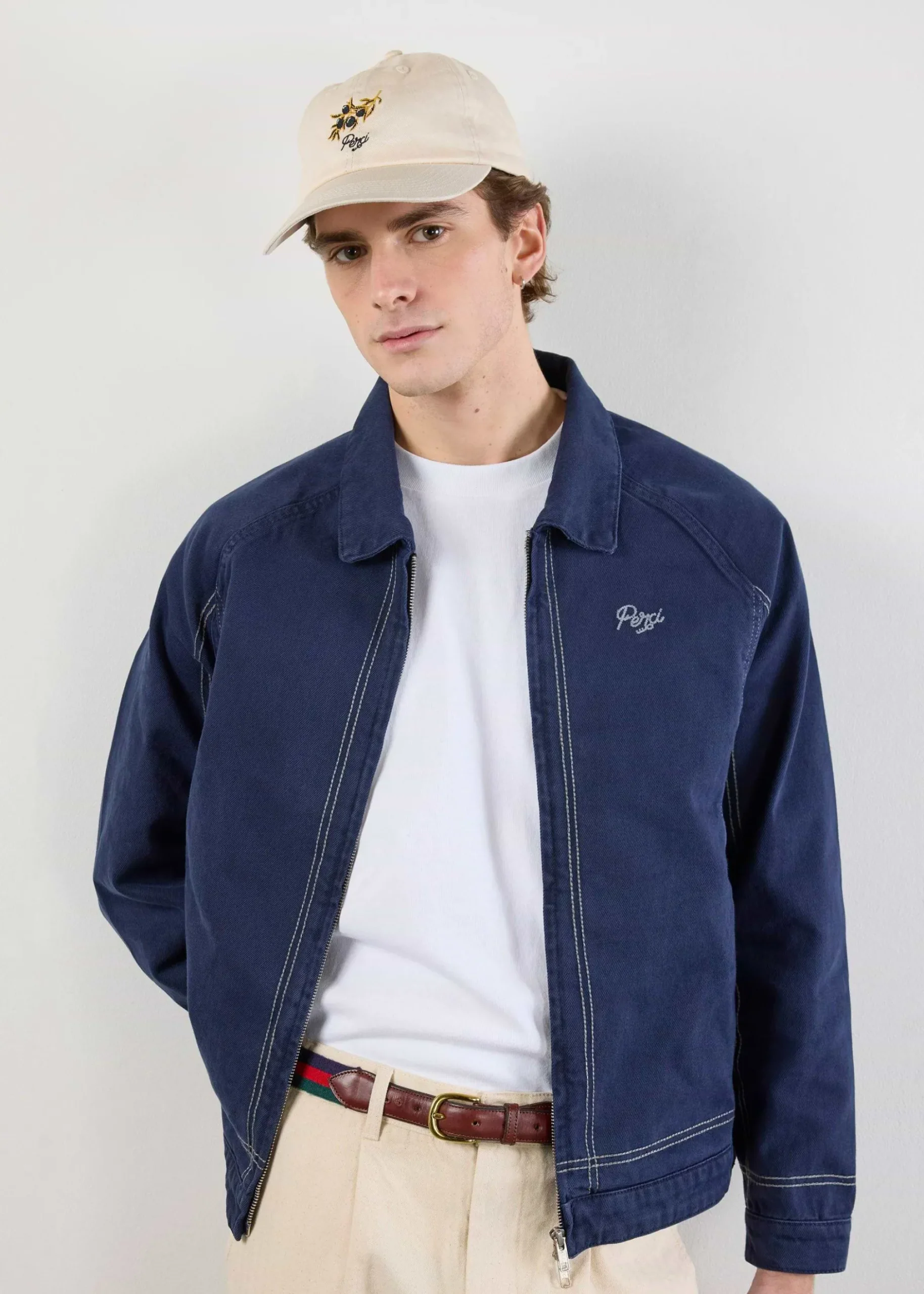 Percival Jackets|Overshirts & Workshirts^Calabria Harrington Jacket Navy
