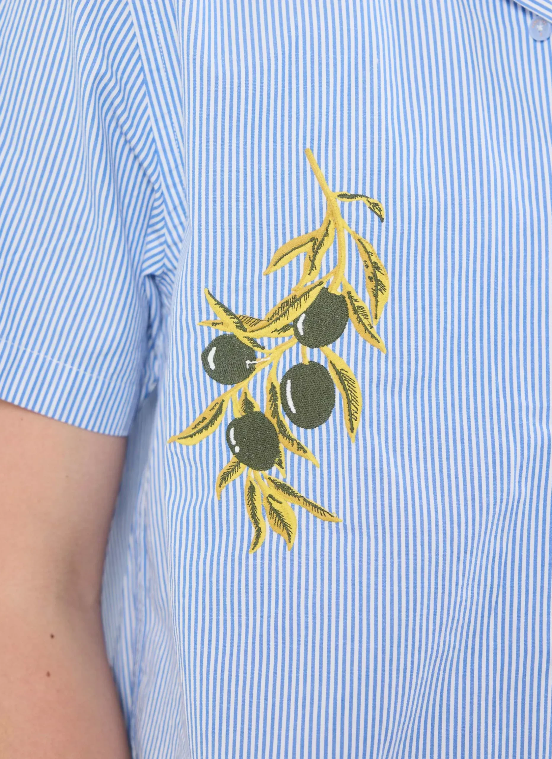 Percival Short Sleeve Shirts|Knitted Shirts^Capri Cuban Shirt Blue