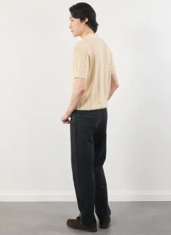 Percival Polo Shirts|Polo Shirts^Casa Martini Knitted Polo Ecru