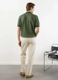 Percival Short Sleeve Shirts|Polo Shirts^Casa Martini Knitted Polo Forest