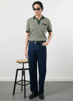 Percival Short Sleeve Shirts|Polo Shirts^Casa Martini Knitted Polo Forest