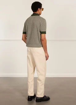 Percival Short Sleeve Shirts|Polo Shirts^Casa Martini Knitted Polo Forest