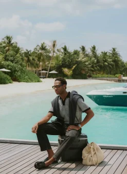 Percival Short Sleeve Shirts|Boxy Shirts^Casa Martini Knitted Polo Navy