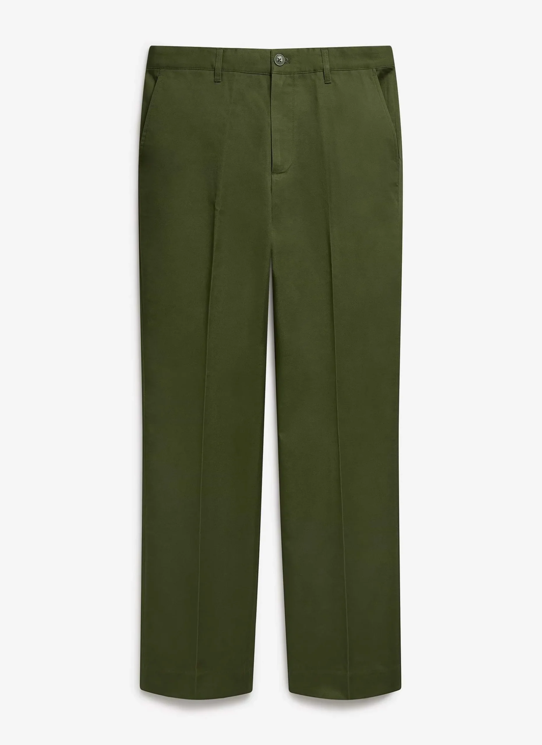 Percival Straight Leg Trousers|Linen Trousers^Casual Workwear Trousers Khaki