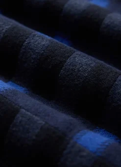 Percival Fleeces^Check Anderson Wool Fleece Blue