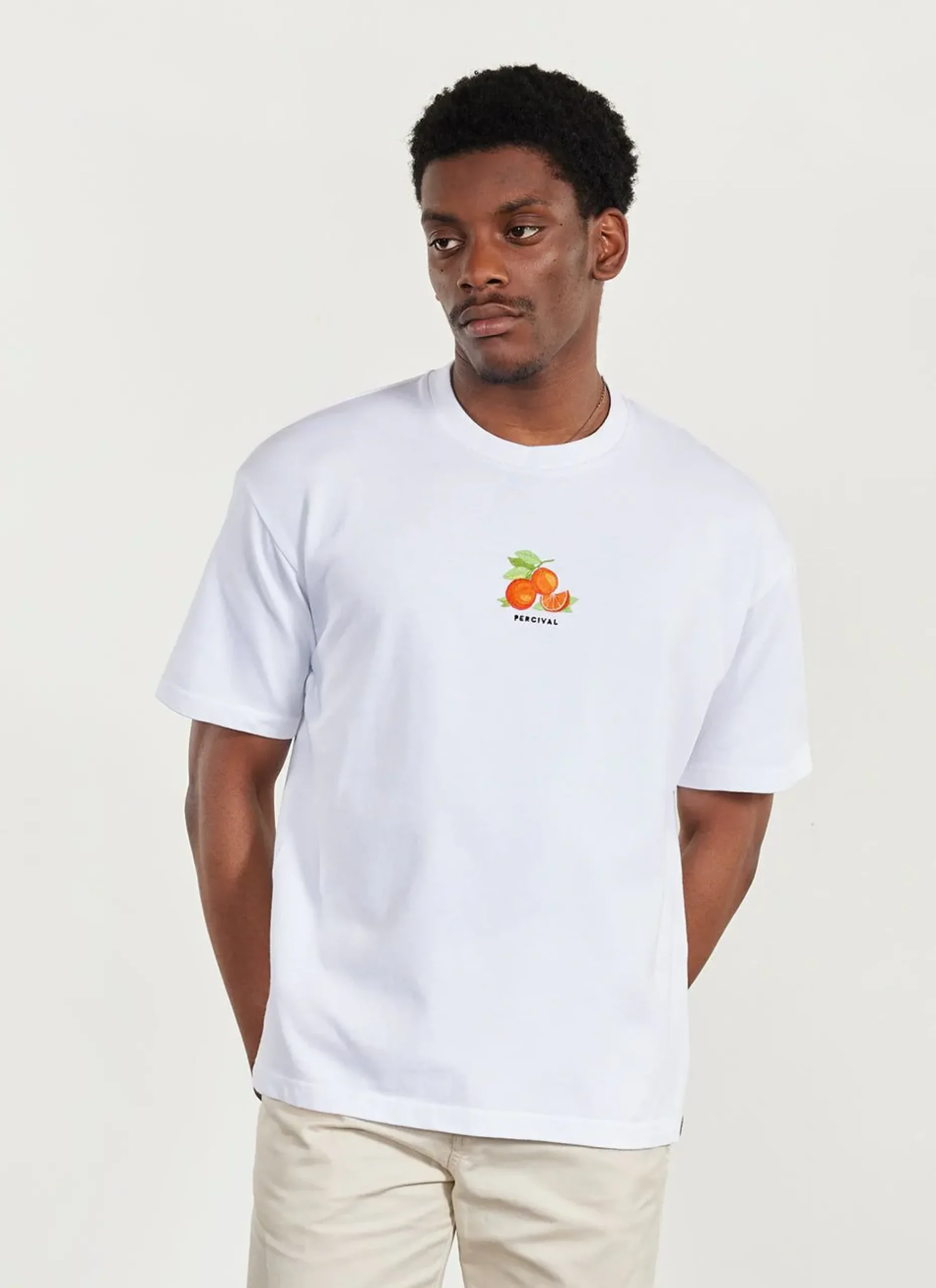 Percival White T-Shirts|Oversized T-Shirts^Citrus Oversized T Shirt White