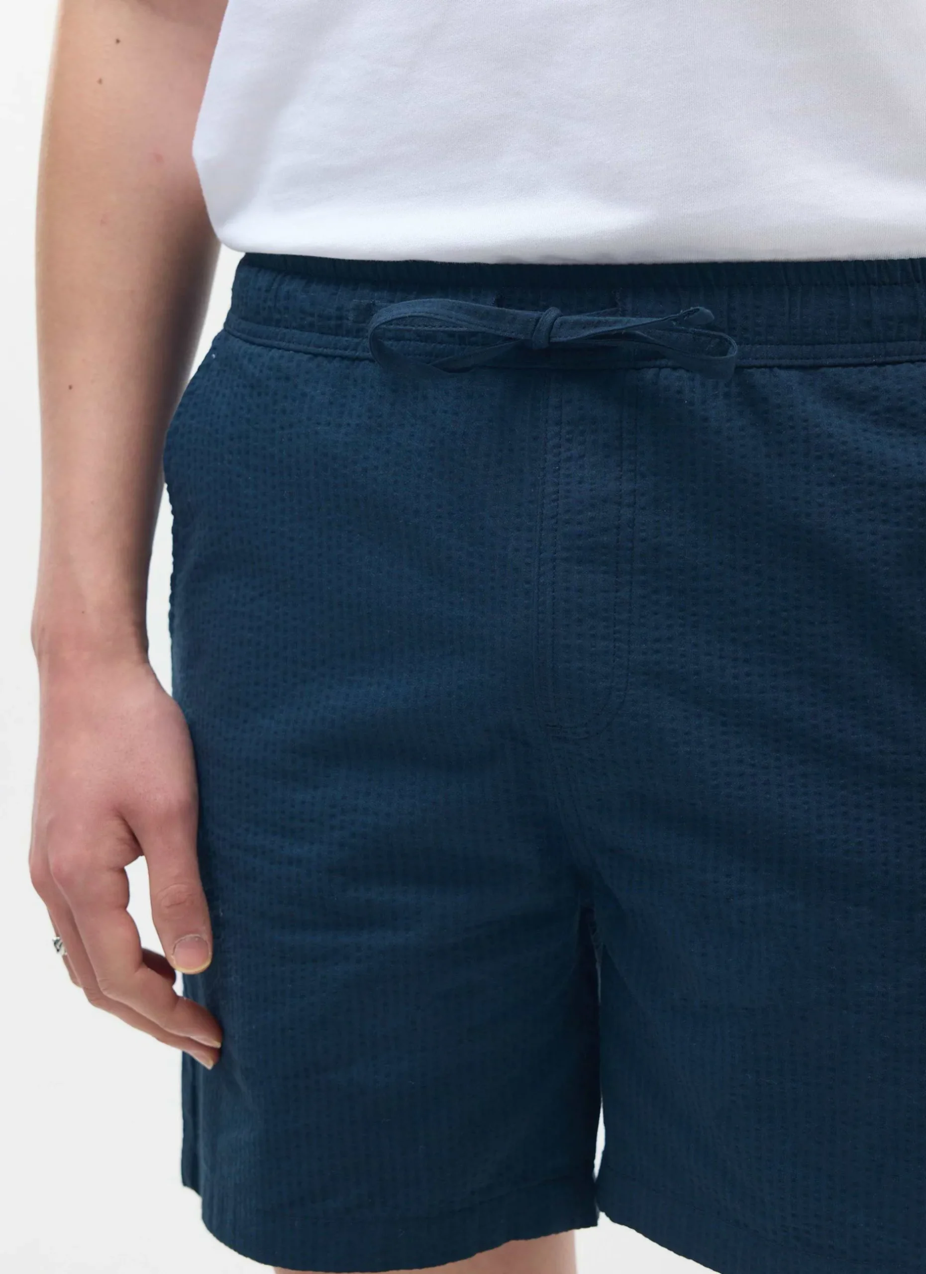 Percival Shorts|Seersucker Suits^Classic Shorts Navy