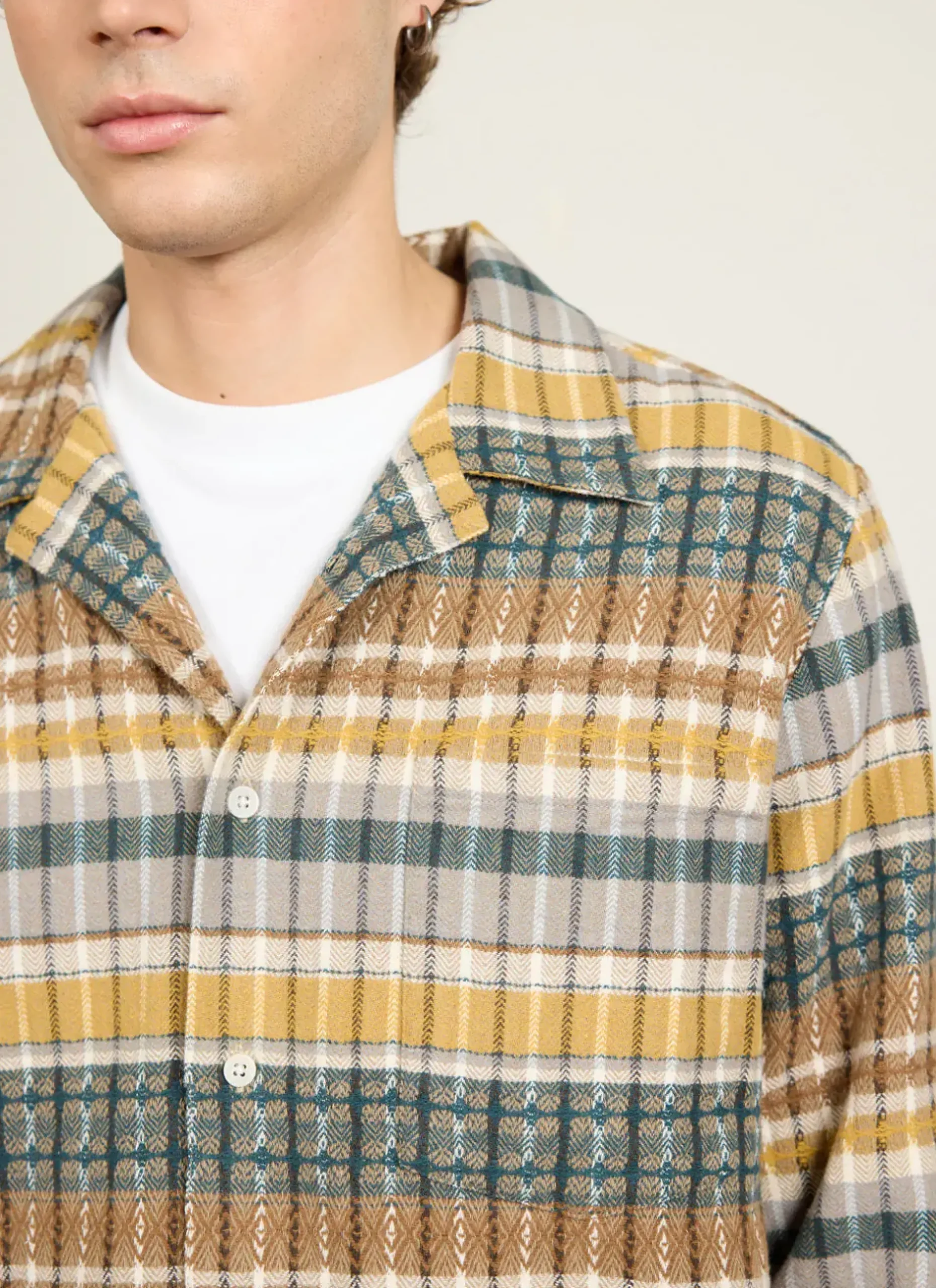Percival Long Sleeve Shirts|Cuban Collared Shirts^Consign Ashdown Cuban Shirt Multi