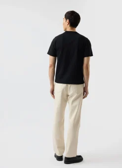 Percival Cropped T-Shirts^Cropped Regular Fit T Shirt Black