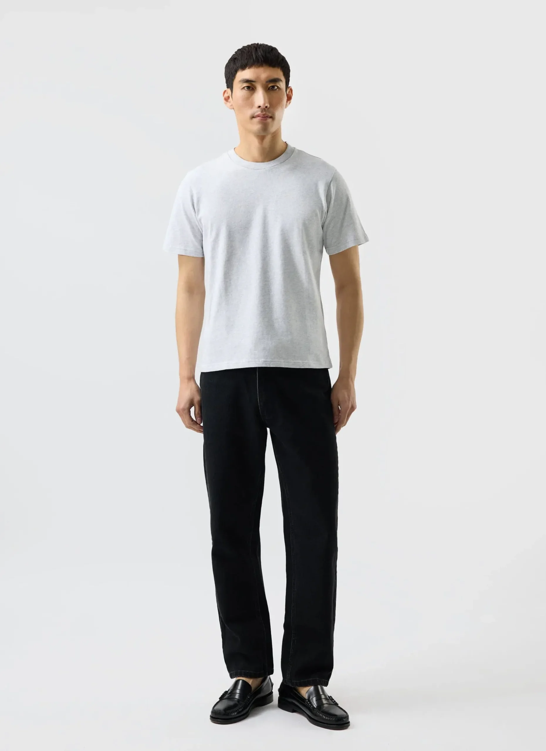 Percival Cropped T-Shirts^Cropped Regular Fit T Shirt Grey