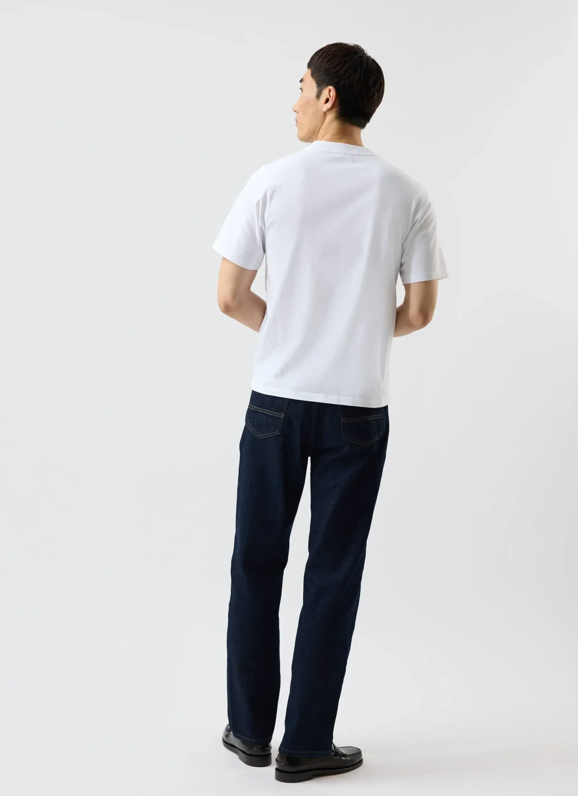 Percival White T-Shirts|Cropped T-Shirts^Cropped Regular Fit T Shirt White