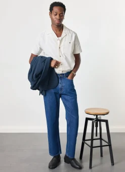 Percival Short Sleeve Shirts|Cuban Collared Shirts^Cuban Shirt Ecru