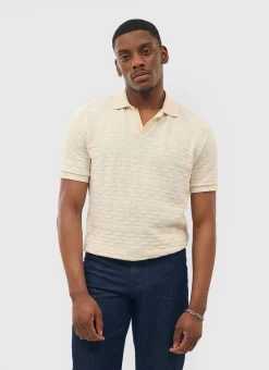 Percival Short Sleeve Shirts|Polo Shirts^Deck Negroni Knitted Shirt Ecru