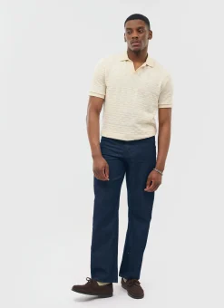 Percival Short Sleeve Shirts|Polo Shirts^Deck Negroni Knitted Shirt Ecru