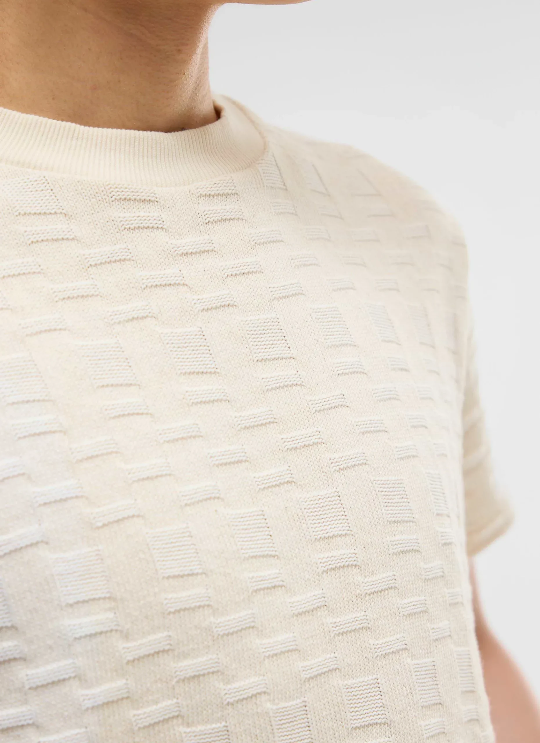 Percival Boxy T-Shirts|Oversized T-Shirts^Deck Oversized T Shirt Ecru