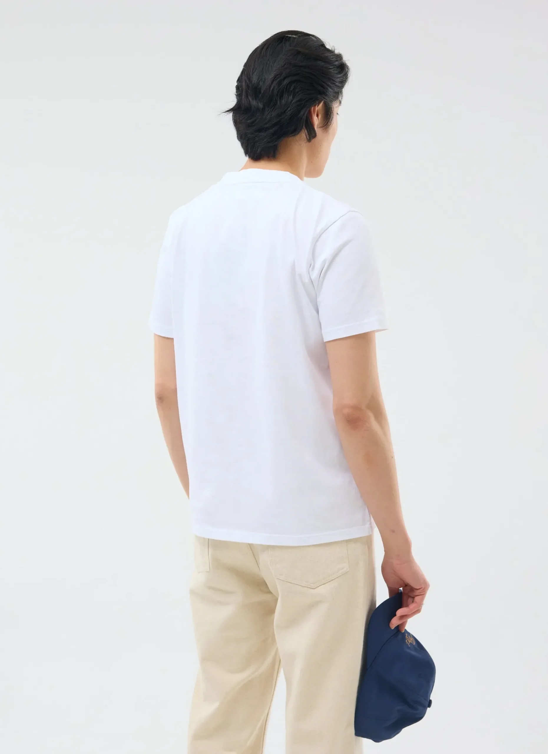 Percival White T-Shirts|Regular Fit T-Shirts^Embroidered Olive T Shirt White