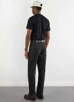 Percival Regular Fit T-Shirts^Embroidered Olive T Shirt Black