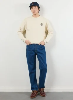 Percival Sweatshirts^Embroidered Perci Olive Sweatshirt Ecru