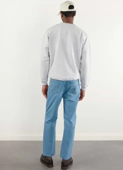 Percival Sweatshirts^Embroidered Perci Olive Sweatshirt Athletic Grey