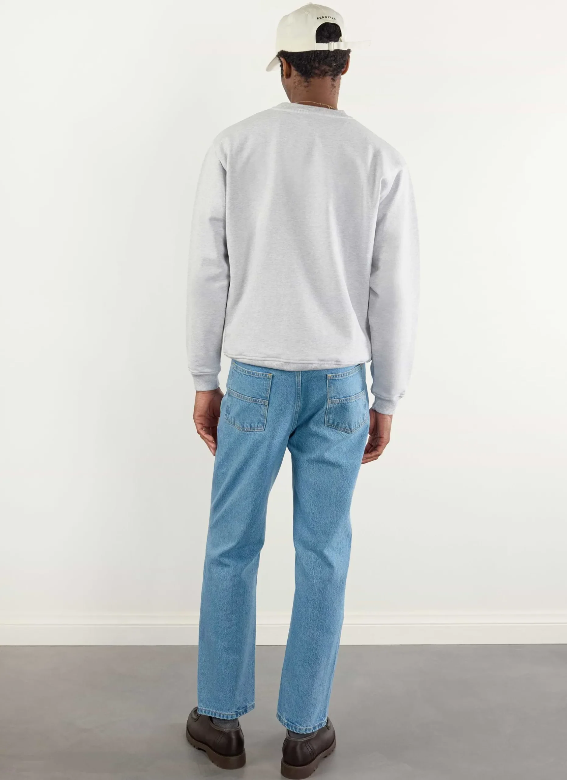 Percival Sweatshirts^Embroidered Perci Olive Sweatshirt Athletic Grey